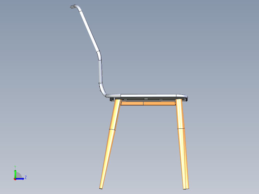 椅子、凳子(6)左视图