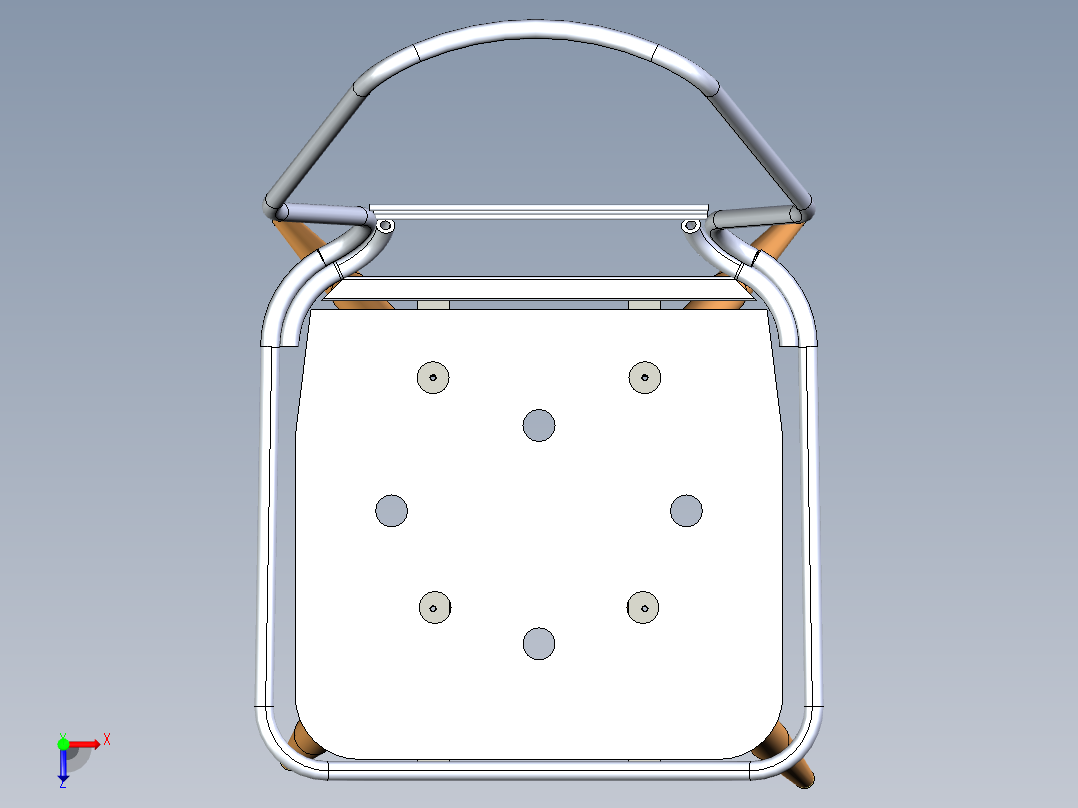 椅子、凳子(6)俯视图