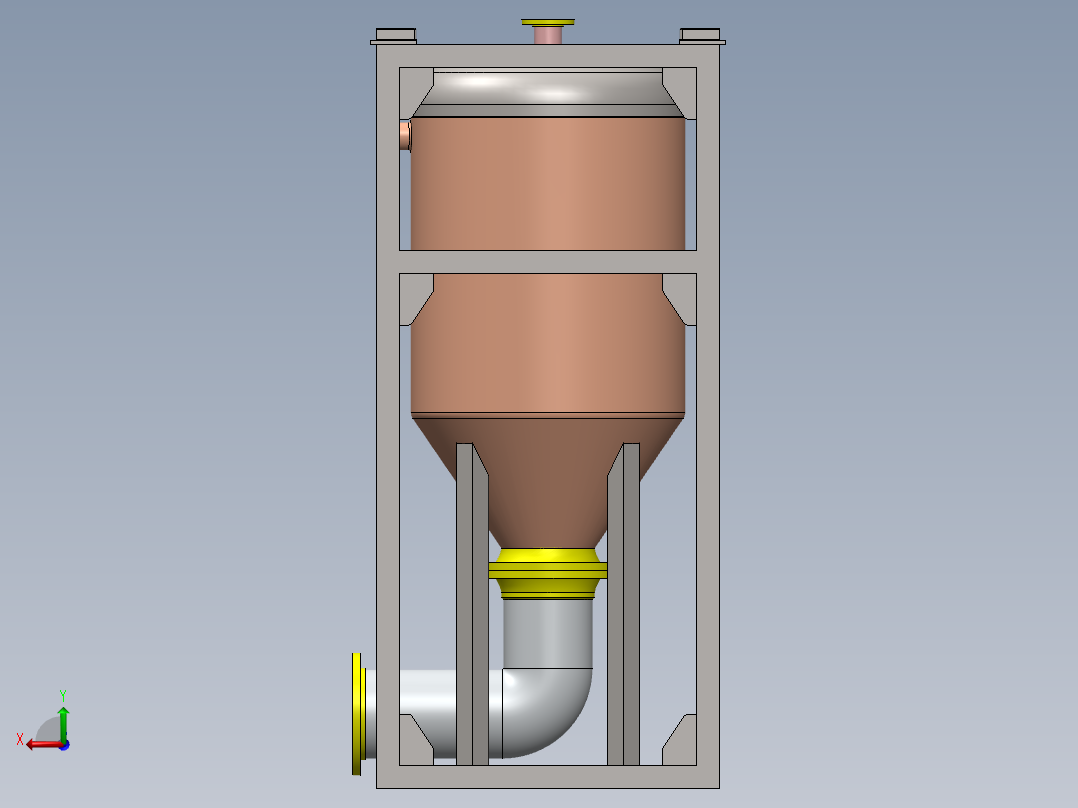 A3003497-垂直容器设计后视图