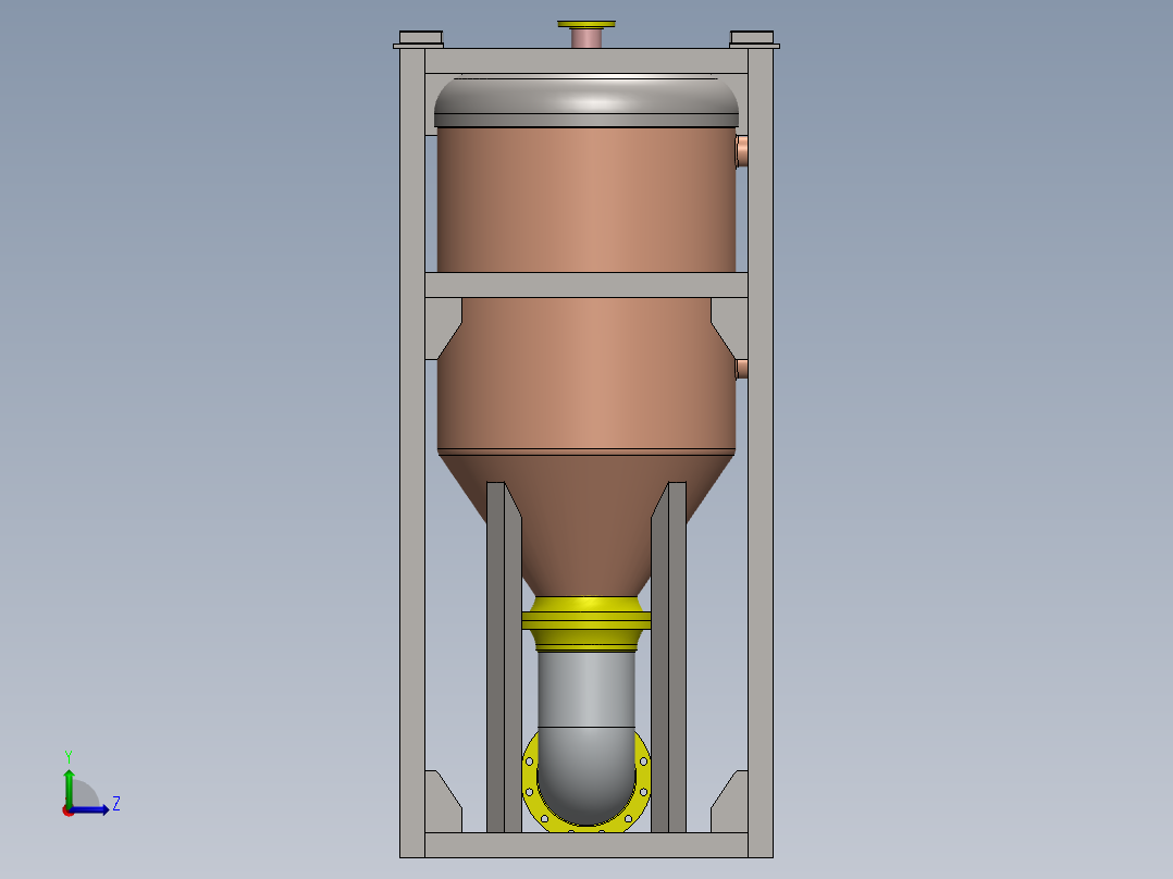 A3003497-垂直容器设计左视图
