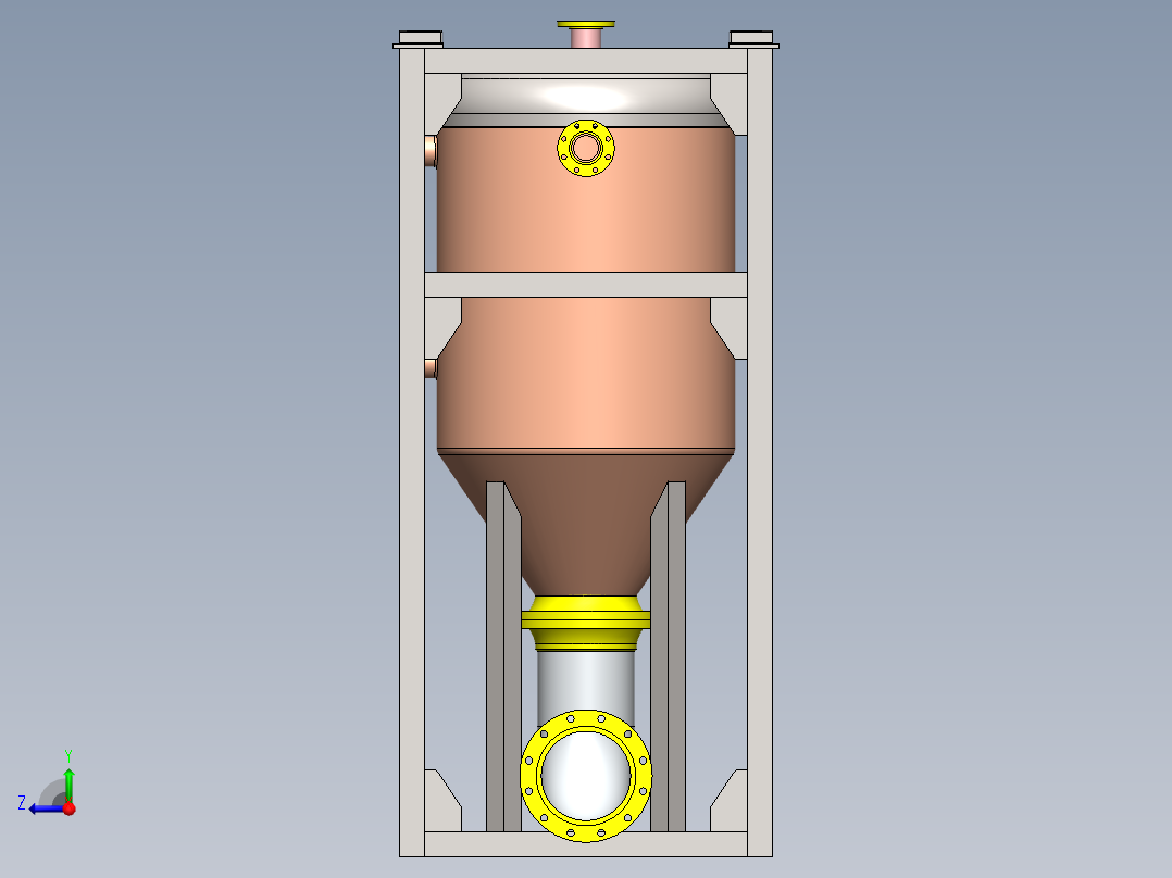 A3003497-垂直容器设计右视图