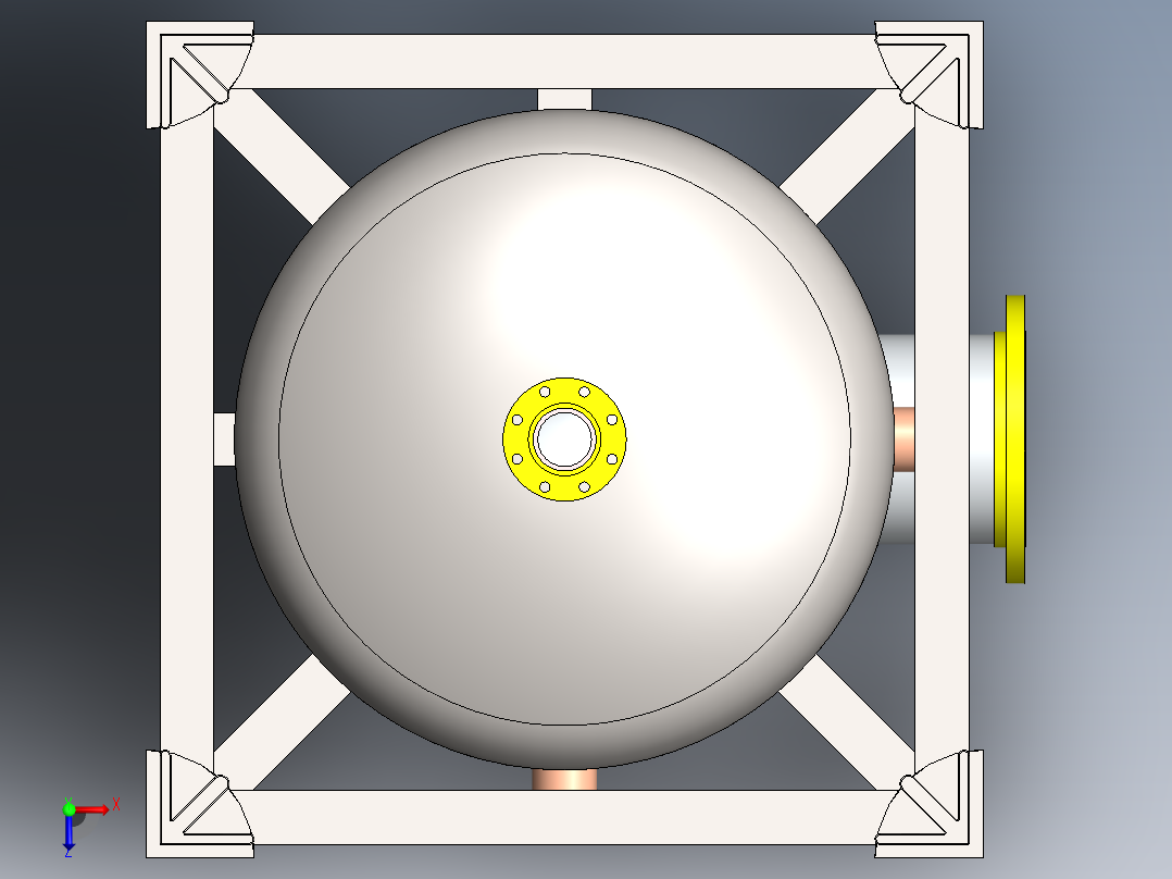 A3003497-垂直容器设计俯视图