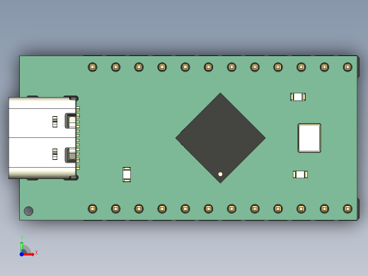 A0003237-Arduino Pro Micro V3 (Leonardo)电路板前视缩略图