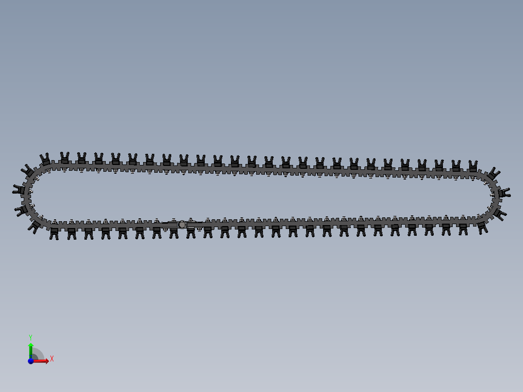 马铃薯联合收获机除杂装置输送带MF200前视图