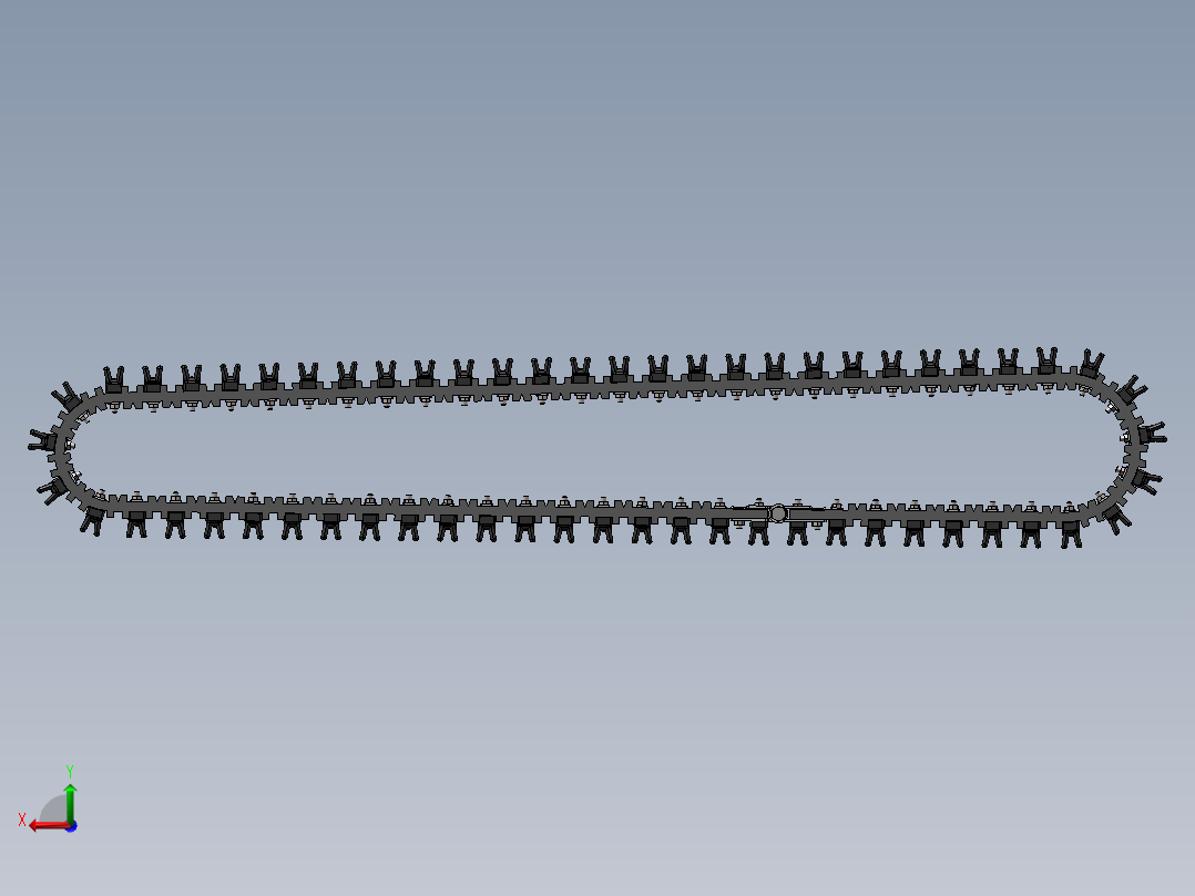 马铃薯联合收获机除杂装置输送带MF200后视图