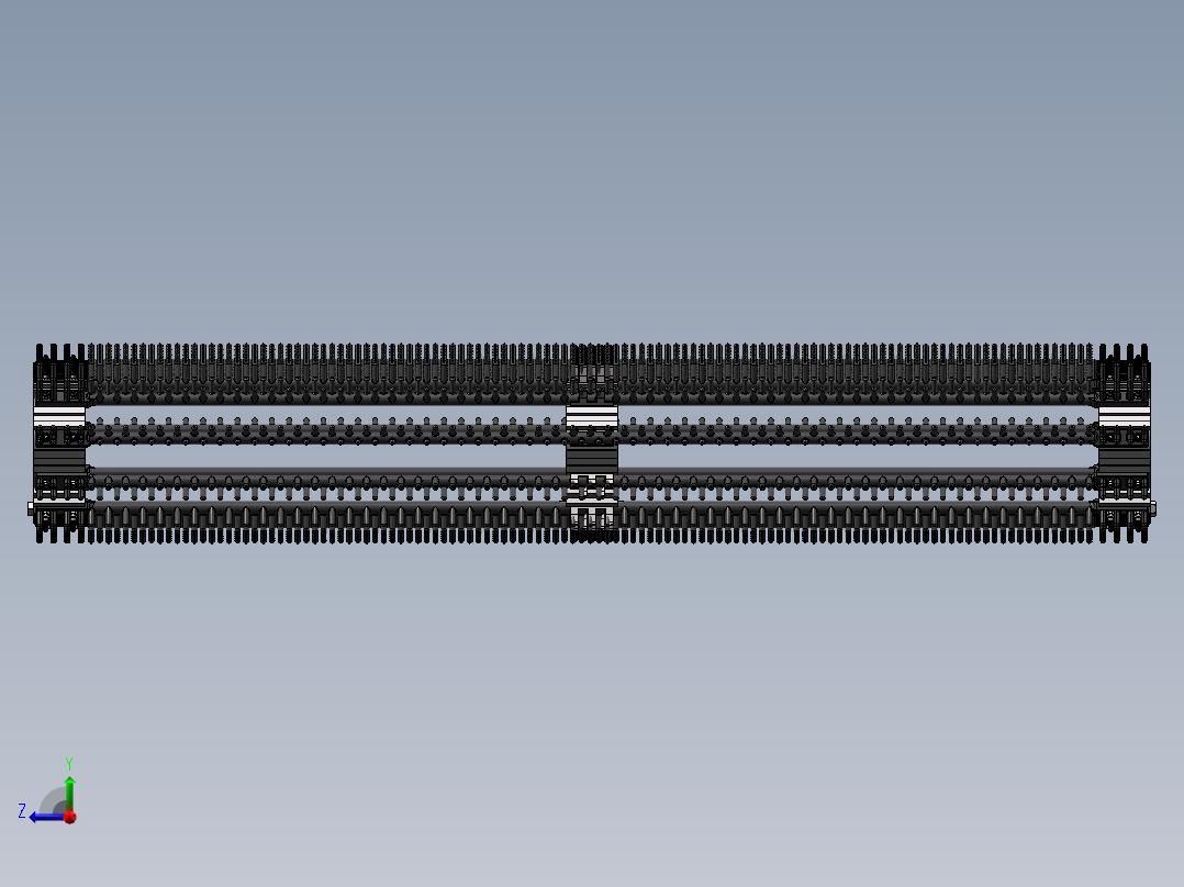 马铃薯联合收获机除杂装置输送带MF200右视图