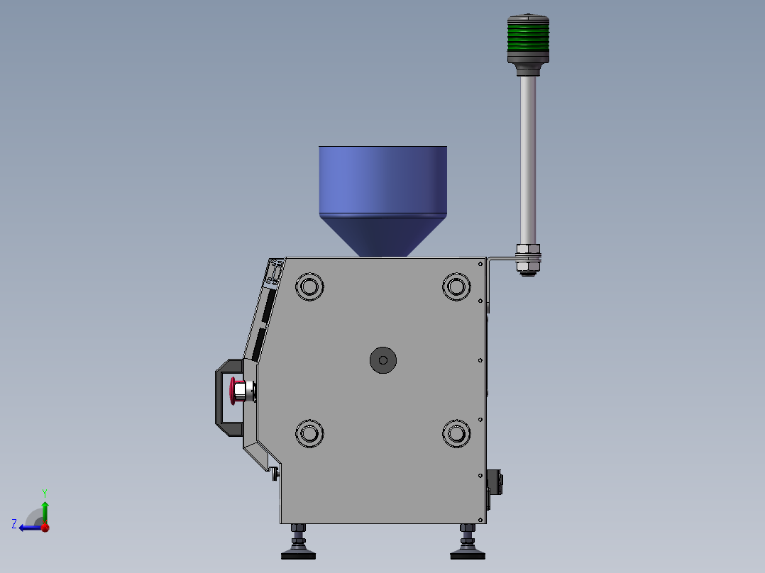 X2717 小型桌面注塑机 带BOM表右视图