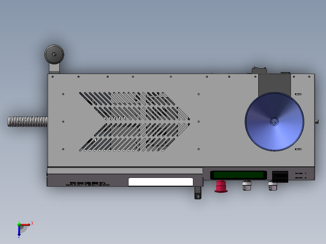 X2717 小型桌面注塑机 带BOM表俯视图