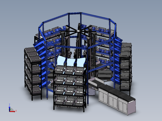 圆型多层旋转多功能设备  sw19