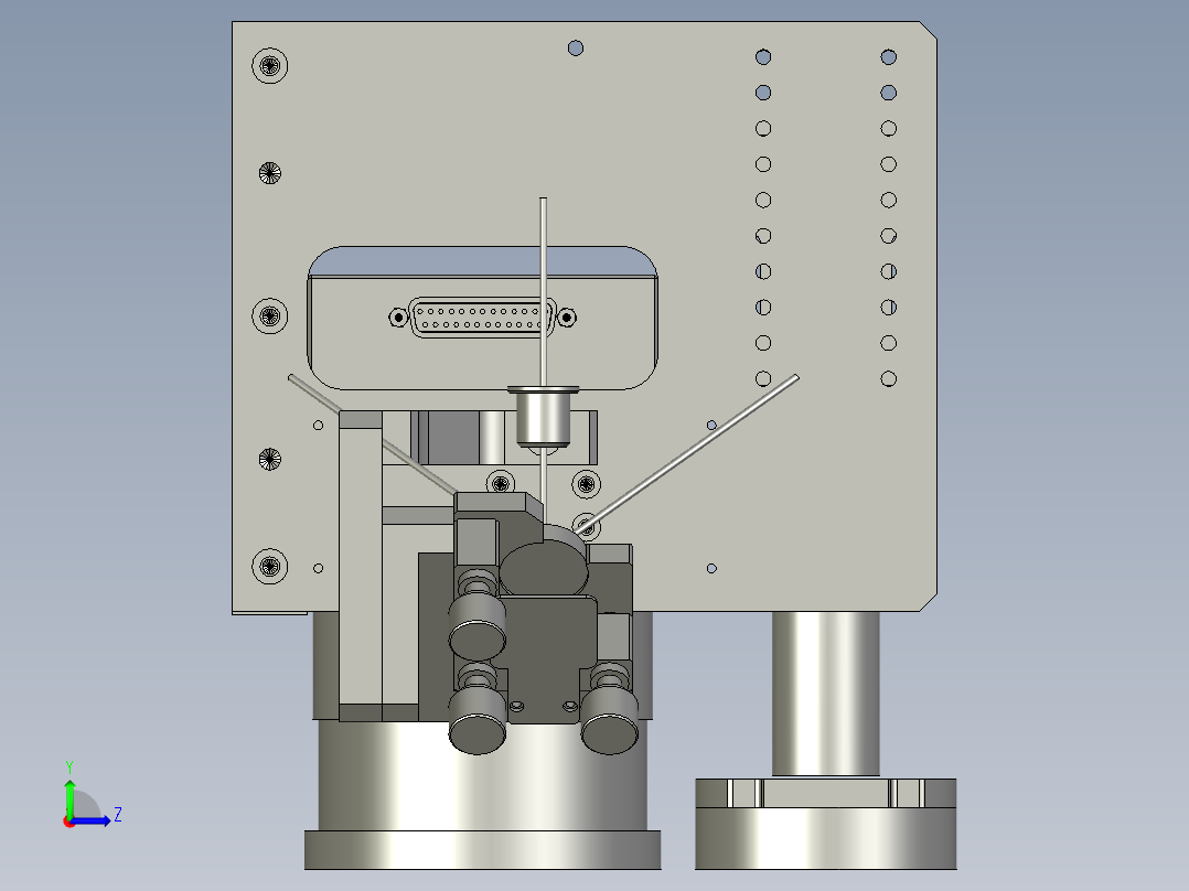 LM23102-04-00A切割头装配体左视图