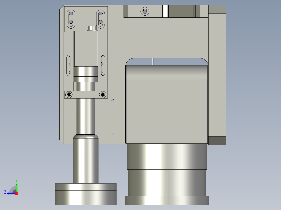 LM23102-04-00A切割头装配体右视图
