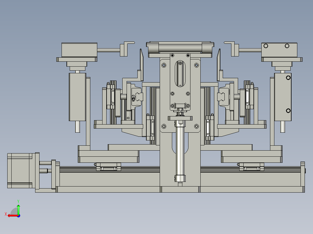 折叠纸盒结构图后视图