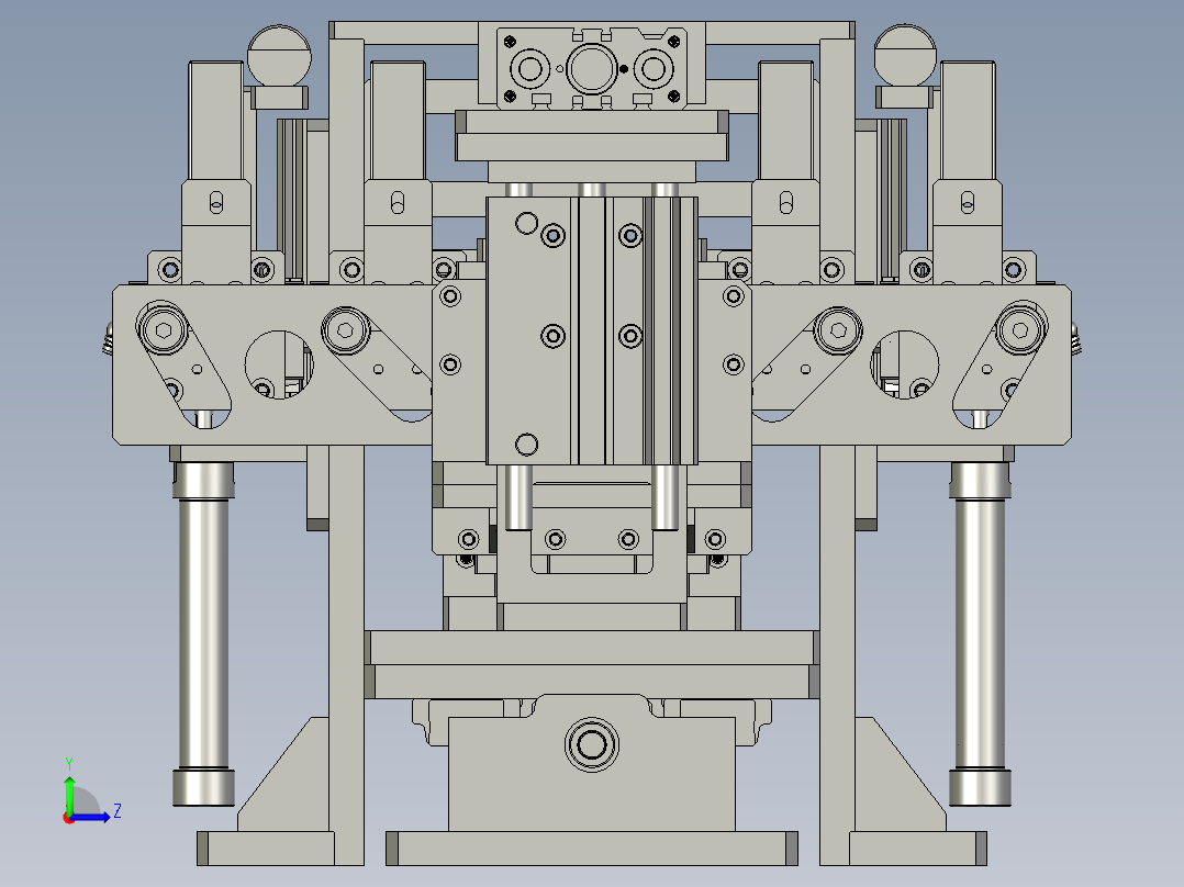 折叠纸盒结构图左视图