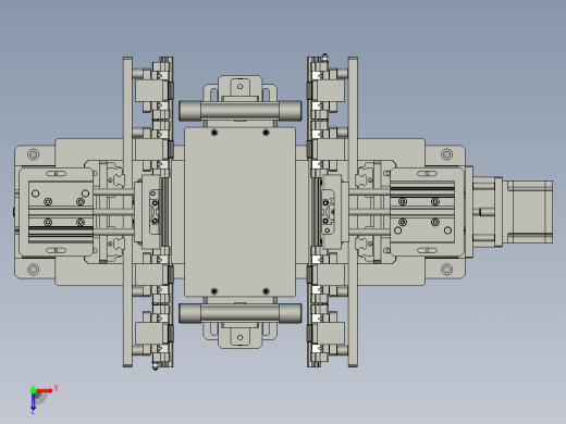 折叠纸盒结构图俯视缩略图