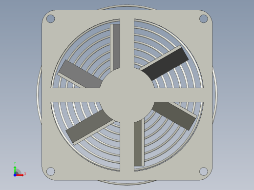 轴流风扇92X92X25前视缩略图