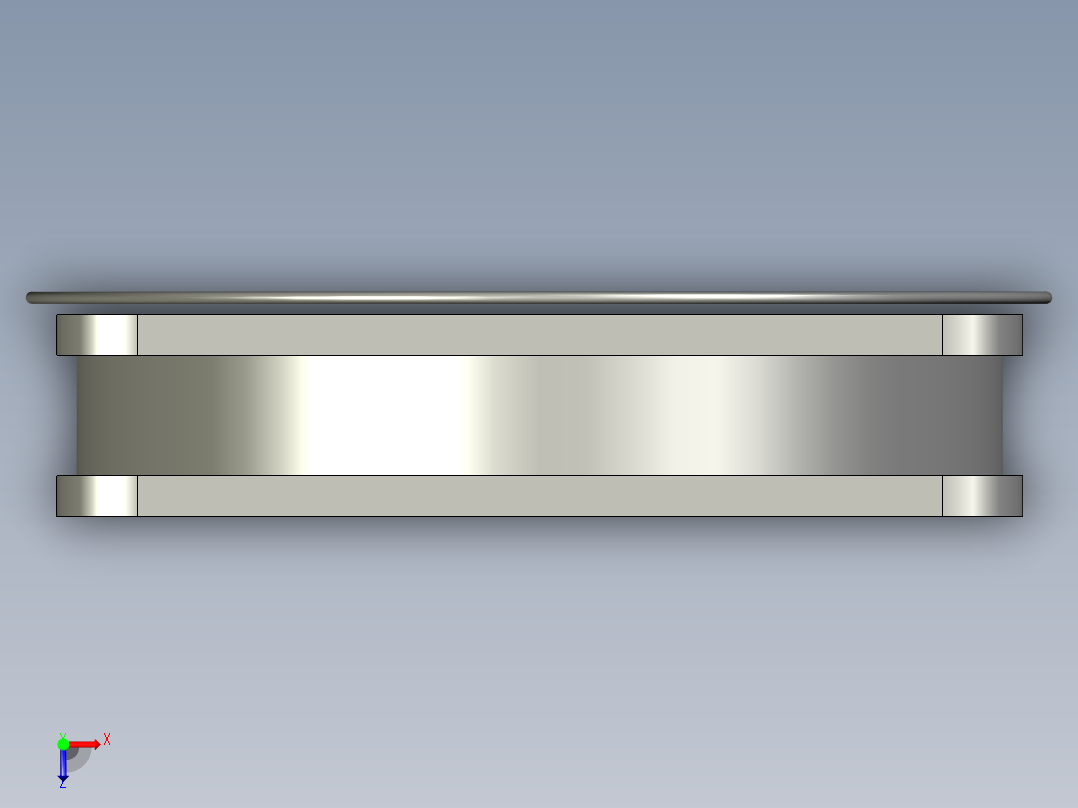 轴流风扇92X92X25俯视图