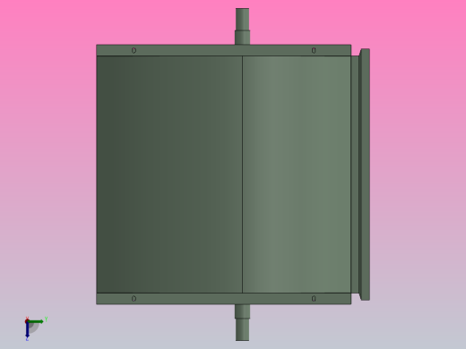 DKF6.3B-0°离心通风机[DKF6.3B-0°]俯视缩略图