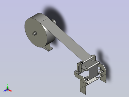 YHTB0005布料放卷装置