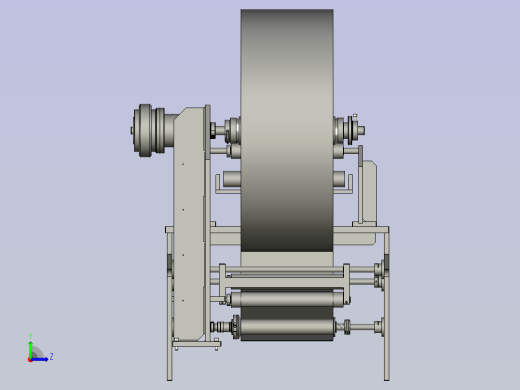 YHTB0005布料放卷装置左视缩略图