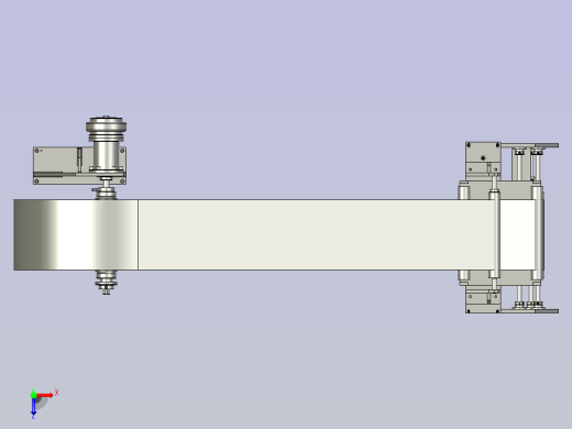 YHTB0005布料放卷装置俯视缩略图