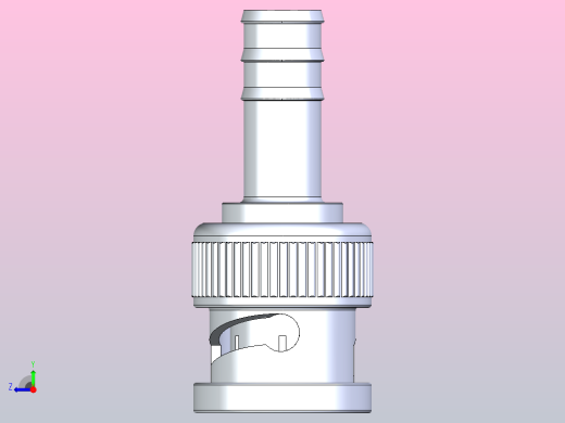公同轴连接器右视缩略图