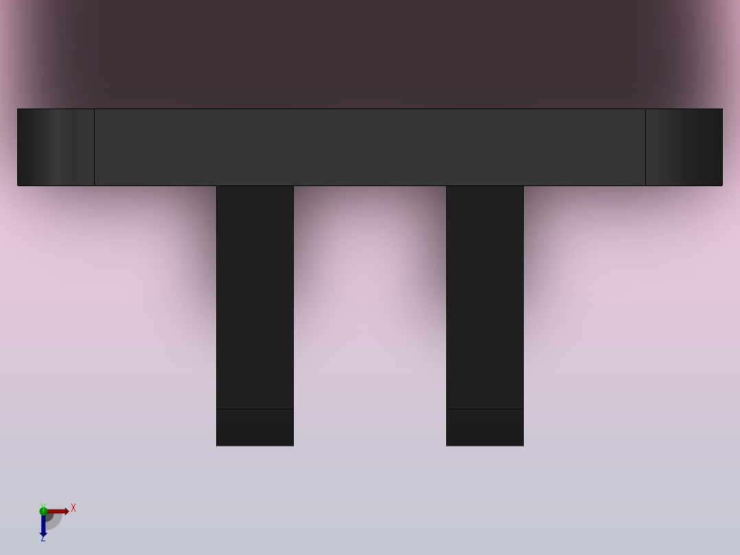 气缸附件CB双悬耳[200]俯视图