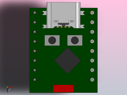 ESP32超级迷你14俯视缩略图