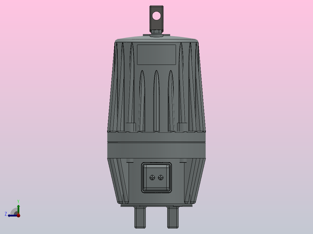 电力液压推动器EB300／50右视图