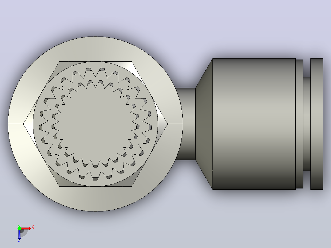 MSE-C(Mini Elbow)塑体插入式管接头[013094202] (2)俯视图