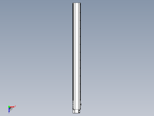 皮带直线轴半封闭可选导轨TPA-HNB-202D-140-L2350-LP-C-P75-N3俯视缩略图