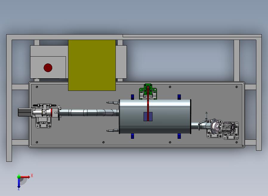 汽车生产线夹具俯视图