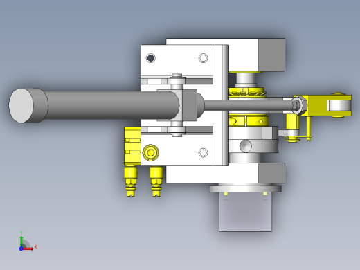 基于气缸的间歇旋转驱动俯视缩略图