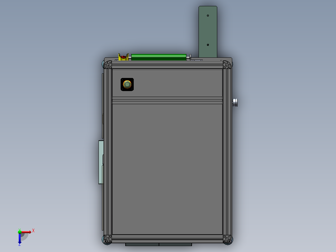 超声波去披锋机sw18可编辑俯视图