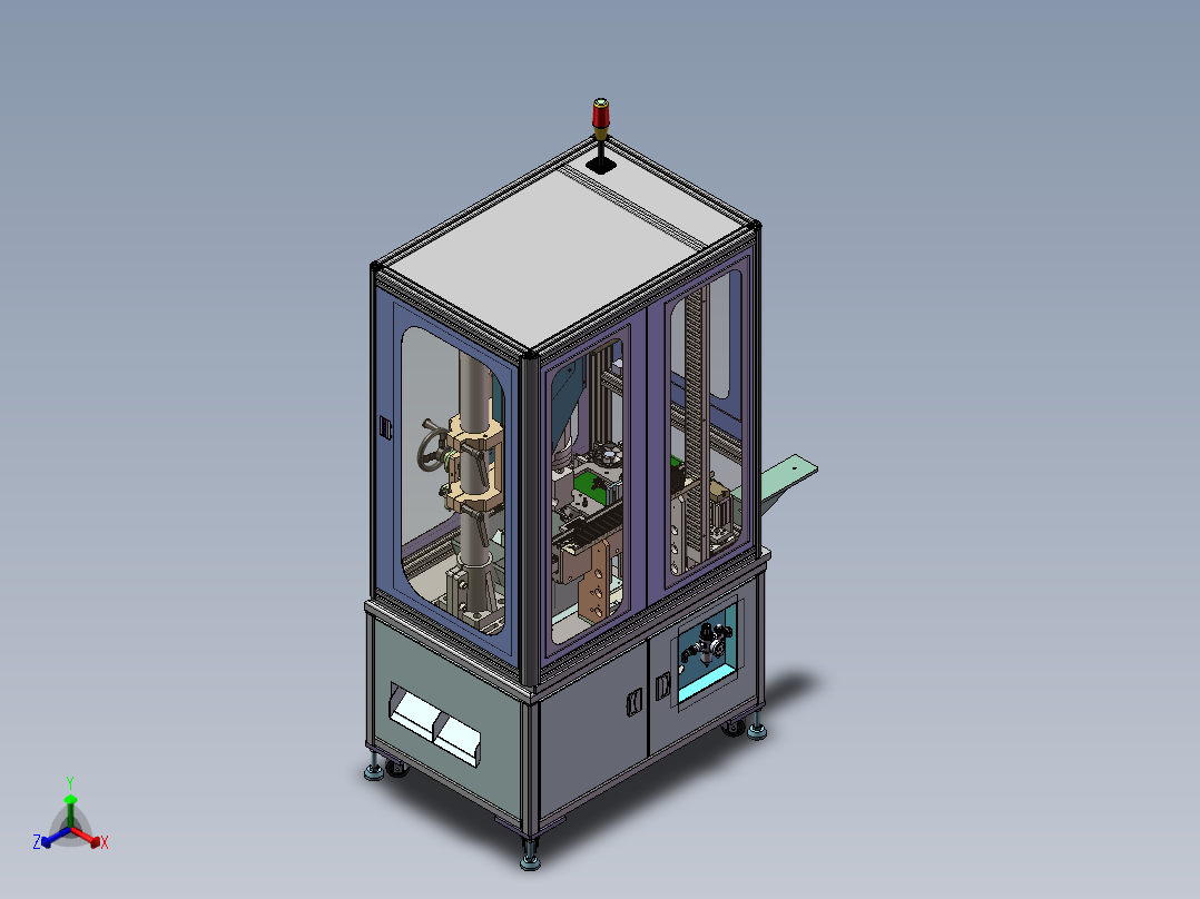 超声波去披锋机sw18可编辑正等轴测图