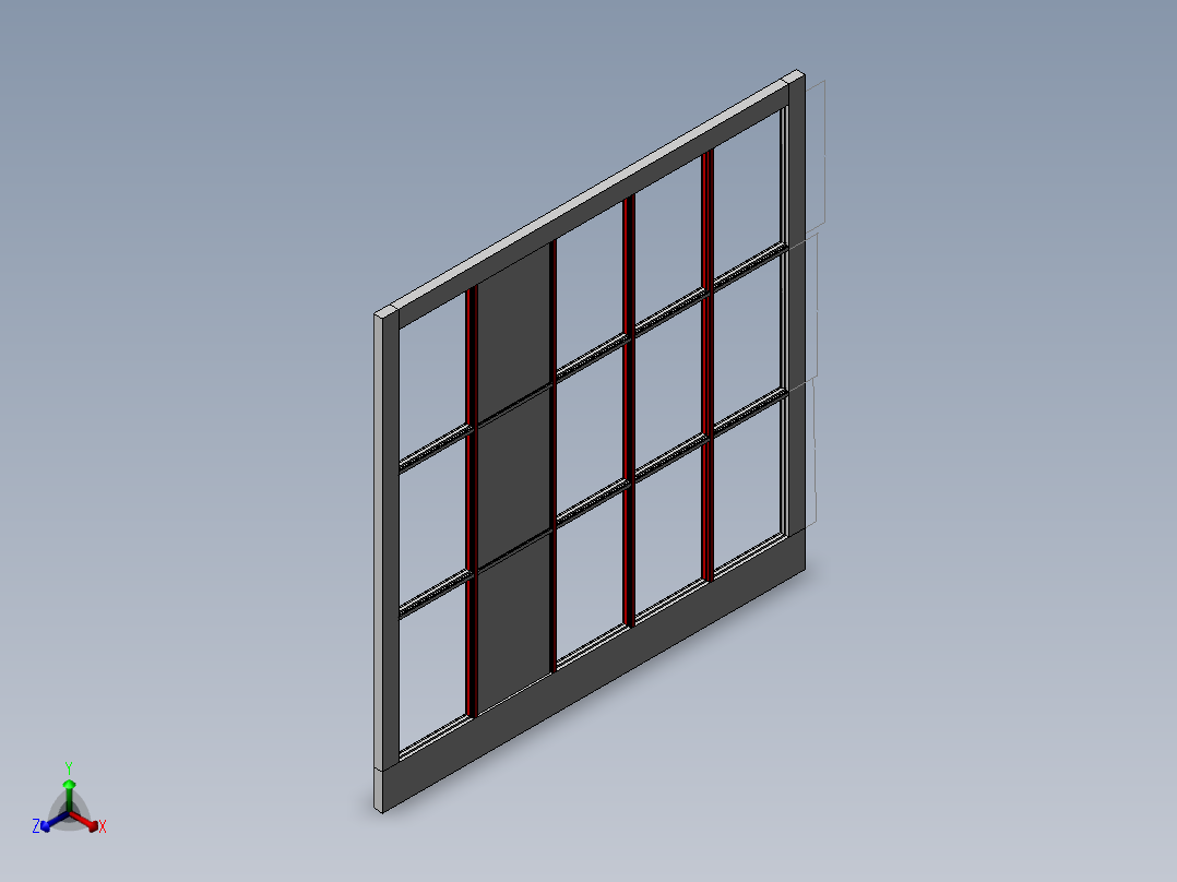 solidworks 木制风雨窗