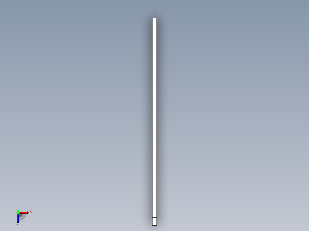 solidworks 木制风雨窗俯视图