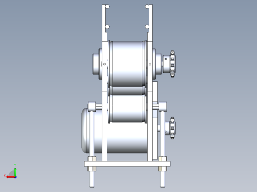 Solidworks带式输送机后视缩略图
