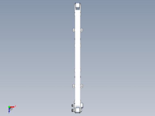 Solidworks带式输送机俯视缩略图