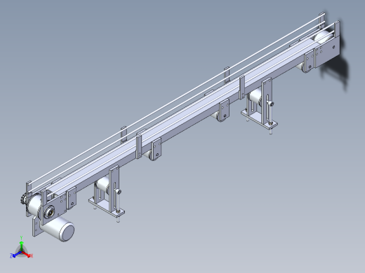Solidworks带式输送机正等轴测缩略图