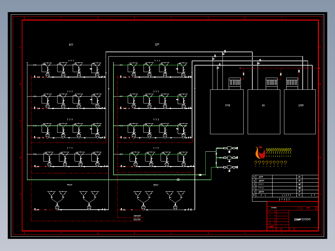 200MW正压气力除灰系统图