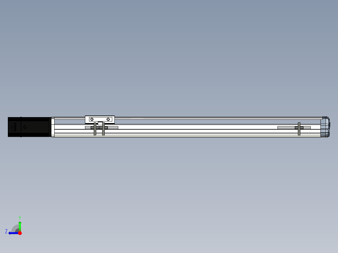 Toyo东佑达直线模组-ETH10-600-BC-200W+煞車右视图