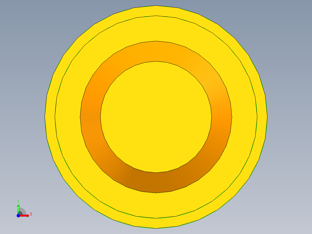 P018-三级减速器cad图纸及三维UG建模前视图