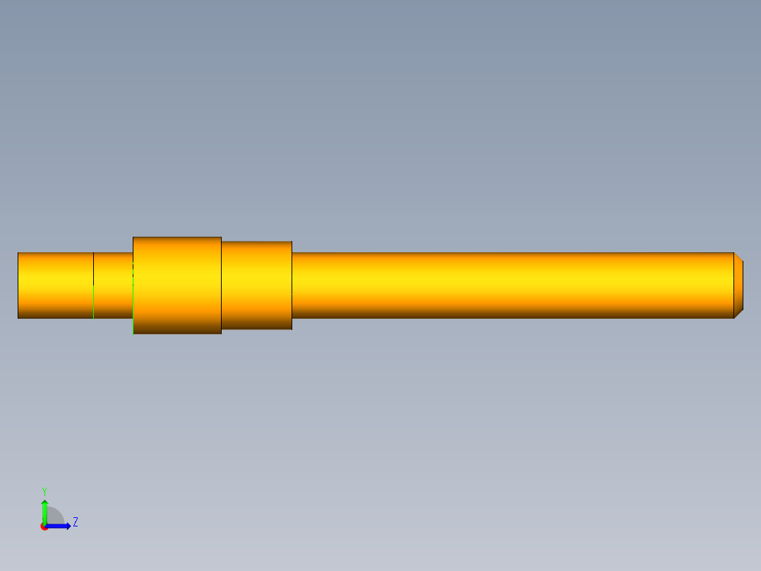 P018-三级减速器cad图纸及三维UG建模左视图