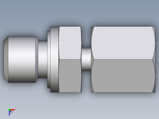 卡套式工业通用硬管接头EO_Standpipe_connector_EVGE06SMEDCF俯视缩略图