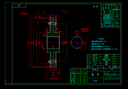 CWS400蜗轮蜗杆减速机图纸=====J5==15元缩略图