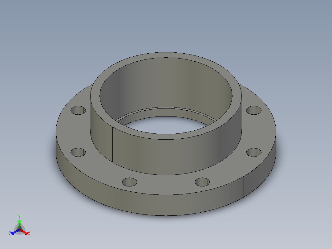 船舶管路系统SeaCor_Flange Vanstone_SOC_37J154060_6in正等轴测图