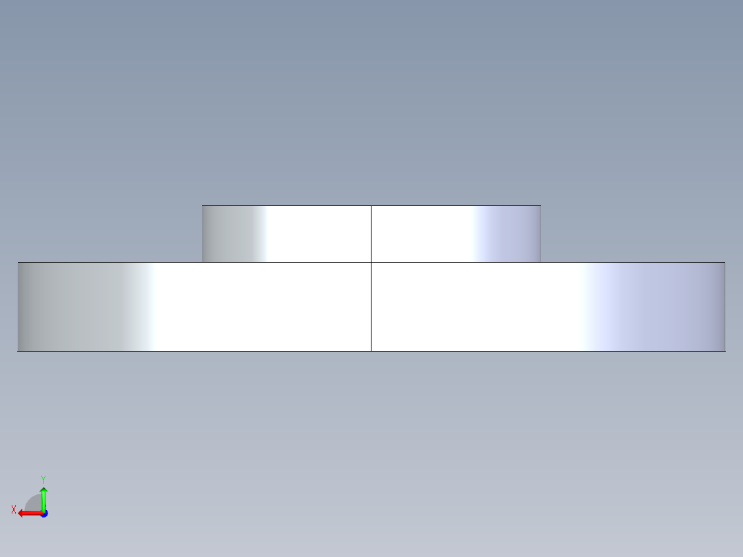 聚氯乙烯配件24-Sch80_Flange One-Piece_FPT_852-020_2in后视图