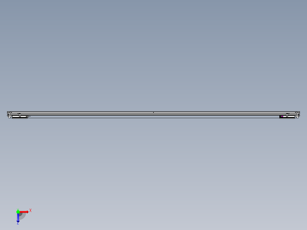 威洛博VL系列3d模型模组2VL14S2Y-S3000俯视图