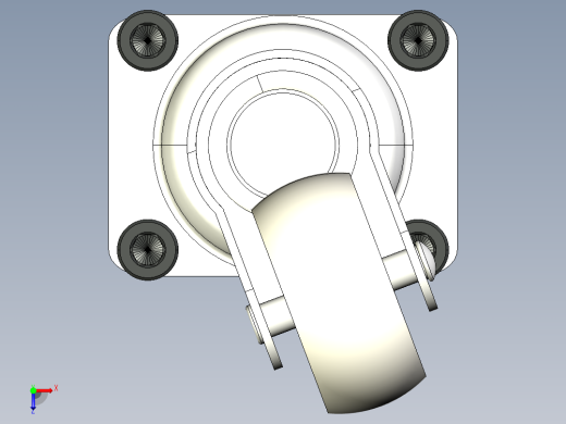 万向轮俯视缩略图