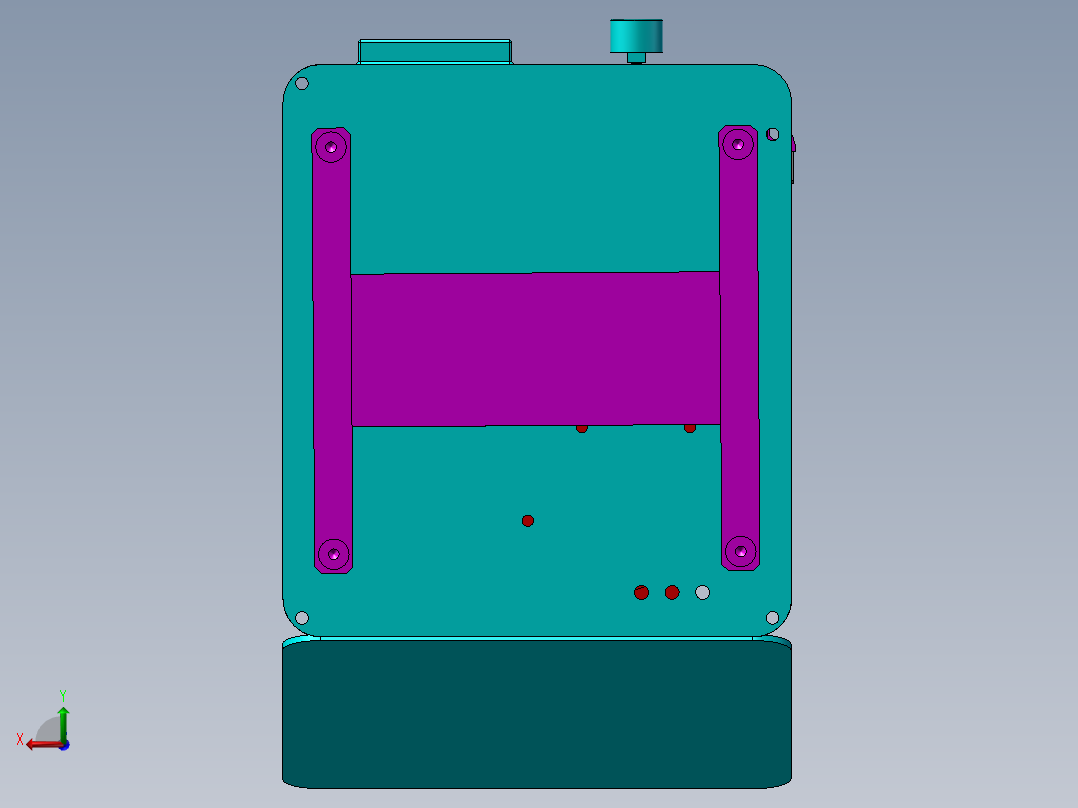 振动盘螺丝进给后视图